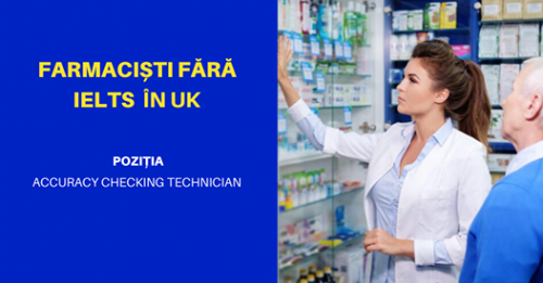 Recrutam farmacisti pentru Ang