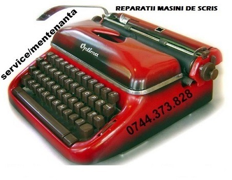 Reparatii masini de scris.