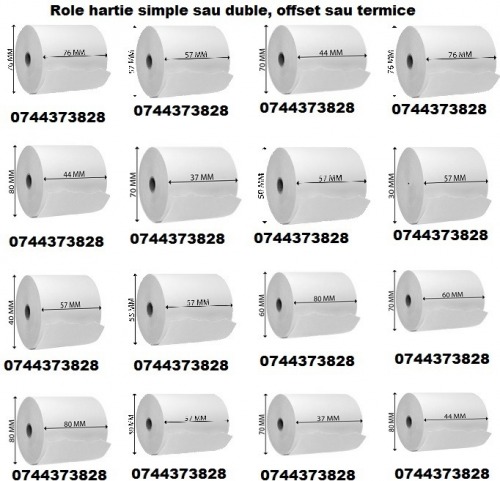 Role hartie termica si offset 