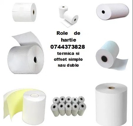 Role hartie termica si offset 