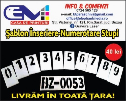 Sablon Inseriere Numerotare St