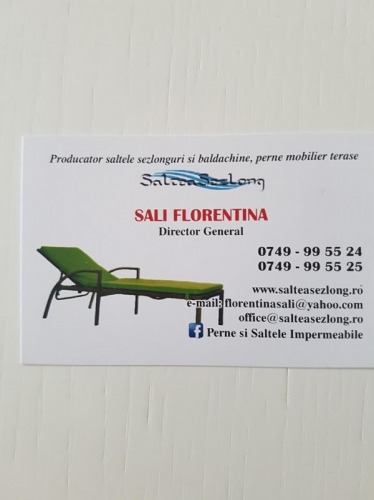 Saltele sezlong si baldachine
