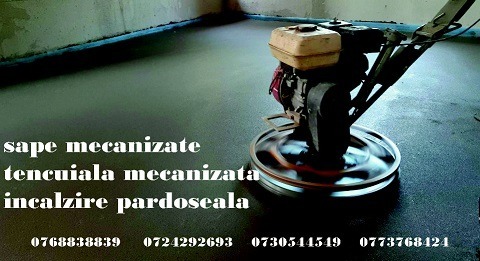 sape mecanizate | tencuiala me