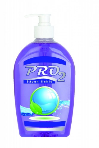 Sapun cu pompa PRO2 mov 500 ml