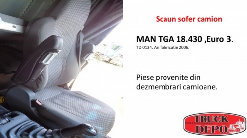 Scaun sofer camion MAN TGA 18.