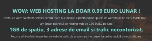 Servere dedicate pentru web si
