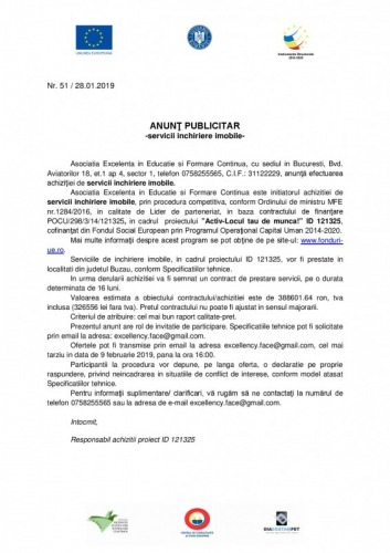 Servicii inchiriere sali