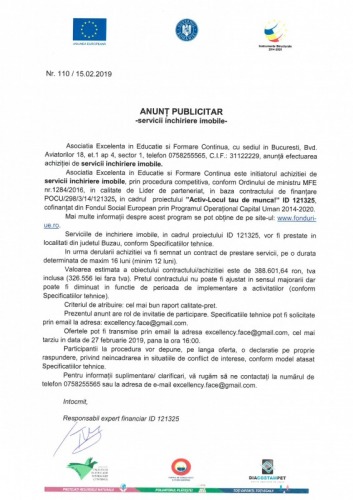 Servicii inchiriere Sali
