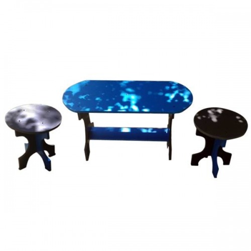 Set masuta cu 2 tabureti