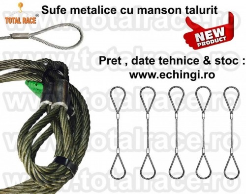Sufe metalice cu manson taluri