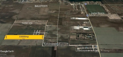 Teren Balotesti 33000 mp stra 