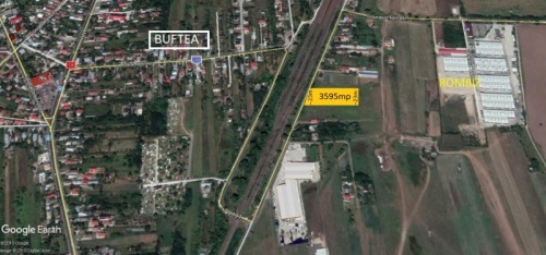 Teren Buftea 3596mp sosea Gara