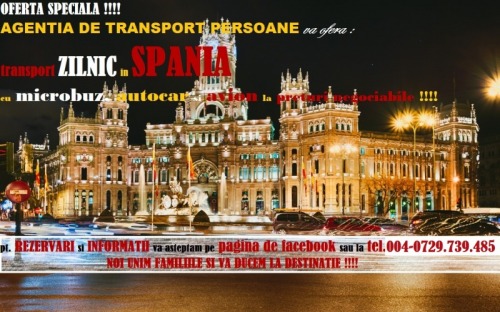 Transport persoane zilnic in S