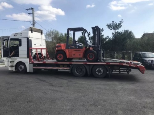 Transport utilaje bobcat nacel