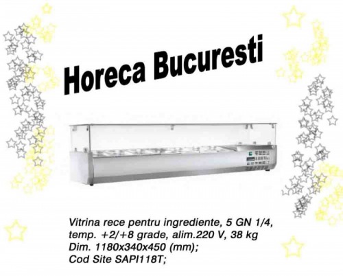 Vitrina rece pentru ingredient