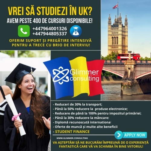 Vrei sa studiezi in UK  Aplica