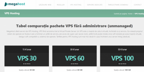 Web Hosting pentru site ul tau