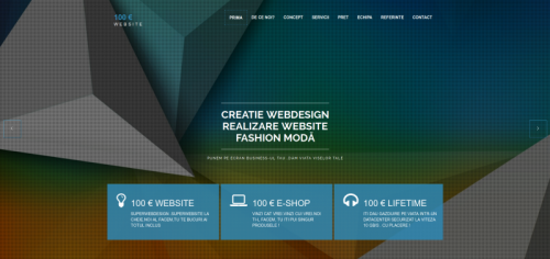 Website Webdesign 100 euro
